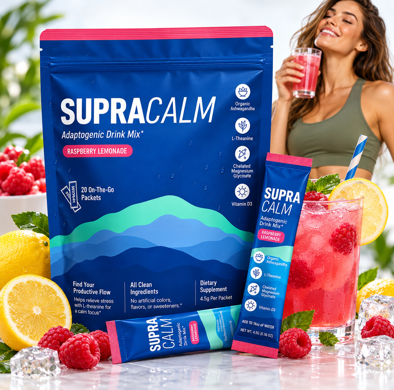 SuperCalm™ Dites adieu à la fatigue, au stress, aux ballonnements, et à la baisse d'énergie.