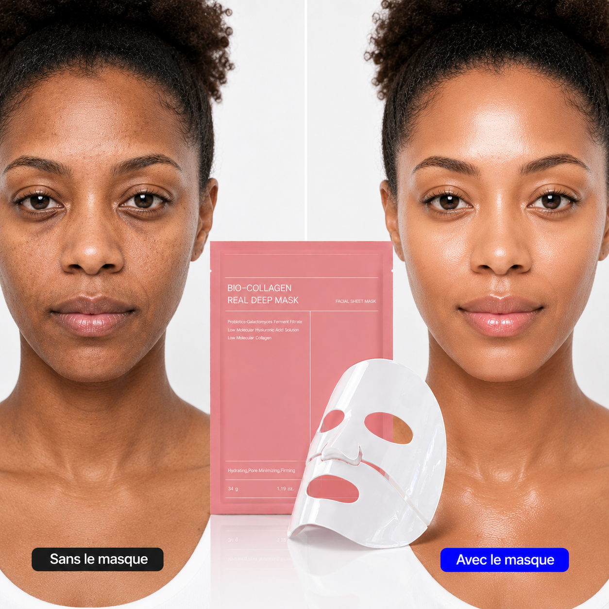Masque Collagène Glow™ – pour une peau hydratée, lisse et lumineuse
