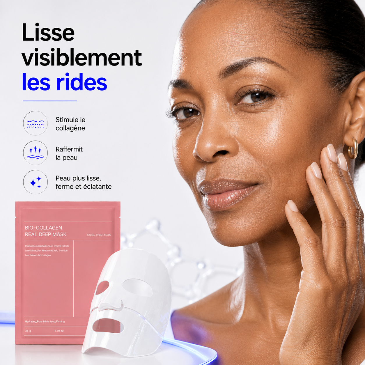 Masque Collagène Glow™ – pour une peau hydratée, lisse et lumineuse