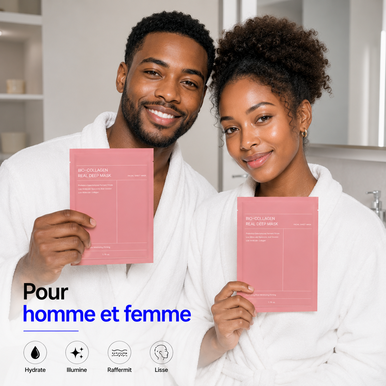 Masque Collagène Glow™ – pour une peau hydratée, lisse et lumineuse